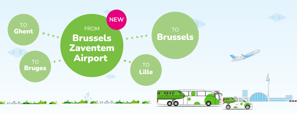 Aéroport de Bruxelles Zaventem - De toutes nouvelles lignes de navette en bus et Door2Gate pour vous servir !