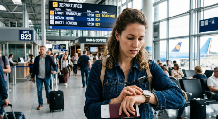 how long before flight at the airport