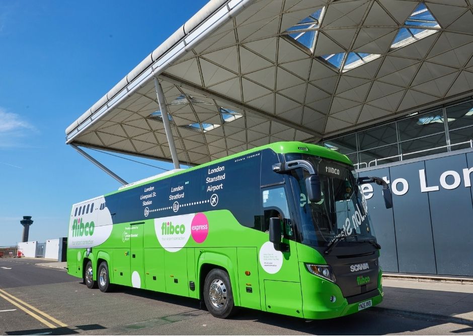 bus from stansted to london