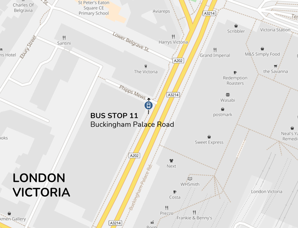 london victoria map