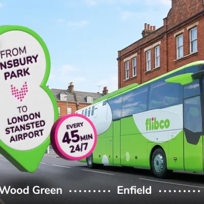 Straight to London Stansted Airport from North London🚌