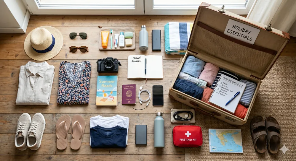 holiday packing list