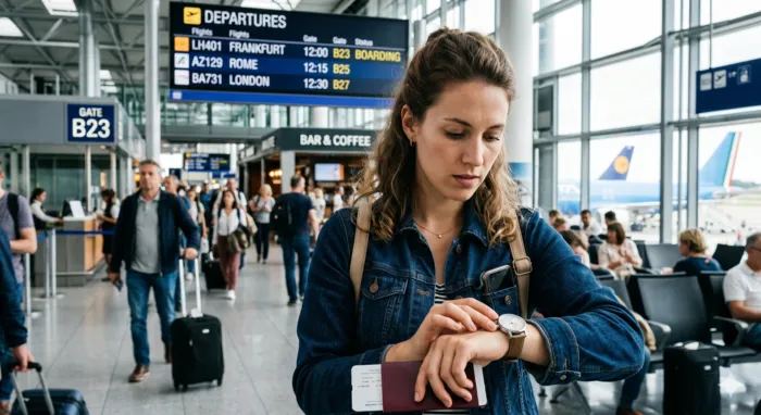 how long before flight at the airport